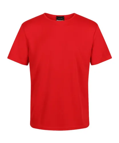 Regatta Professional Mens Pro Wicking Reflective T Shirt - Red