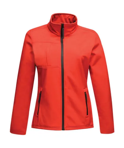 Regatta Professional Womens Ladies Octagon II 3 Layer Softshell Jacket - Red