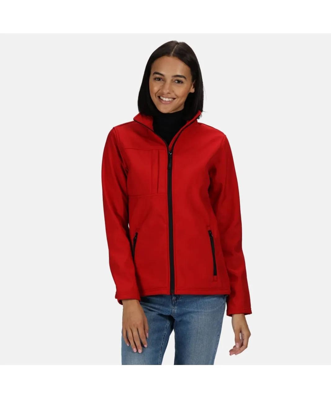 Regatta Professional Womens/Ladies Octagon II Waterproof Softshell Jacket - Red