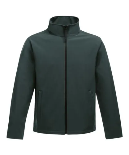 Regatta Standout Mens Ablaze Printable Soft Shell Jacket (Dark Spruce/Black) - Dark Green Softshell