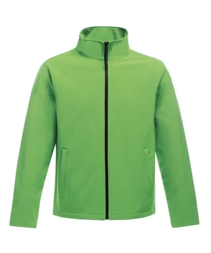 Regatta Standout Mens Ablaze Printable Soft Shell Jacket (Extreme Green/Black) Softshell