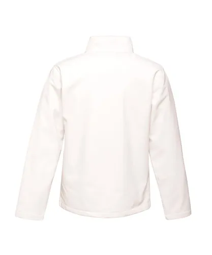 Regatta Standout Mens Ablaze Printable Softshell Jacket (White/Light Steel)