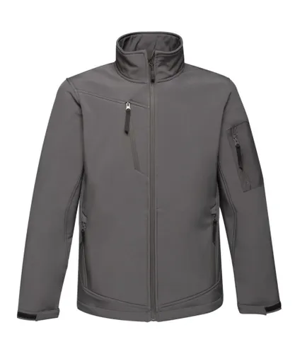 Regatta Standout Mens Arcola 3 Layer Waterproof And Breathable Softshell Jacket - Grey