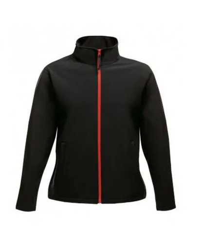 Regatta Standout Womens/Ladies Ablaze Printable Soft Shell Jacket - Black