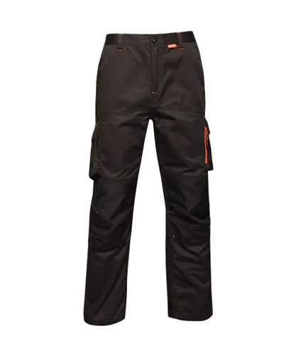 Regatta Tactical Threads Mens Heroic Hardwearing Workwear Trousers - Black Cotton