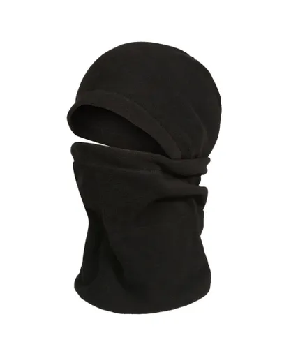 Regatta Unisex Adult Fleece Hooded Snood (Black) - One
