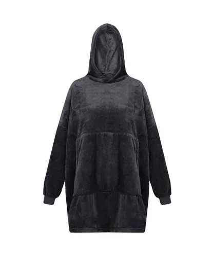 Regatta Unisex Adult Snuggler Fleece Oversized Hoodie (Seal Grey) - One