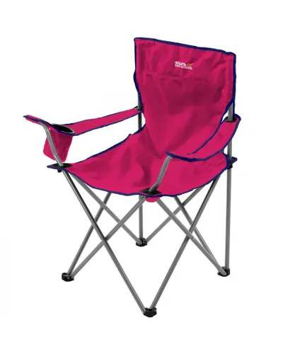 Regatta Unisex Great Outdoors Isla Camping Chair (Duchess Pink/Navy) Steel - One Size
