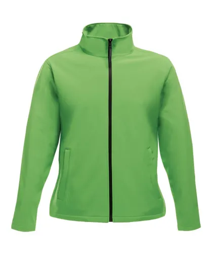 Regatta Womens Ablaze Printable Softshell Workwear Jacket - Green