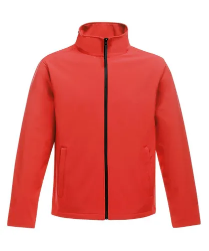 Regatta Womens Ablaze Printable Softshell Workwear Jacket - Red