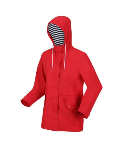 Regatta Womens Bayla Waterproof Breathable Jacket Coat - Red