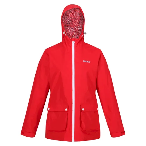 Regatta Womens Baysea Jacket True Red/Abstract M