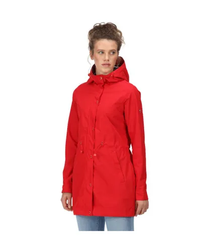 Regatta Womens Blakesleigh Waterproof Breathable Parka Coat - Red