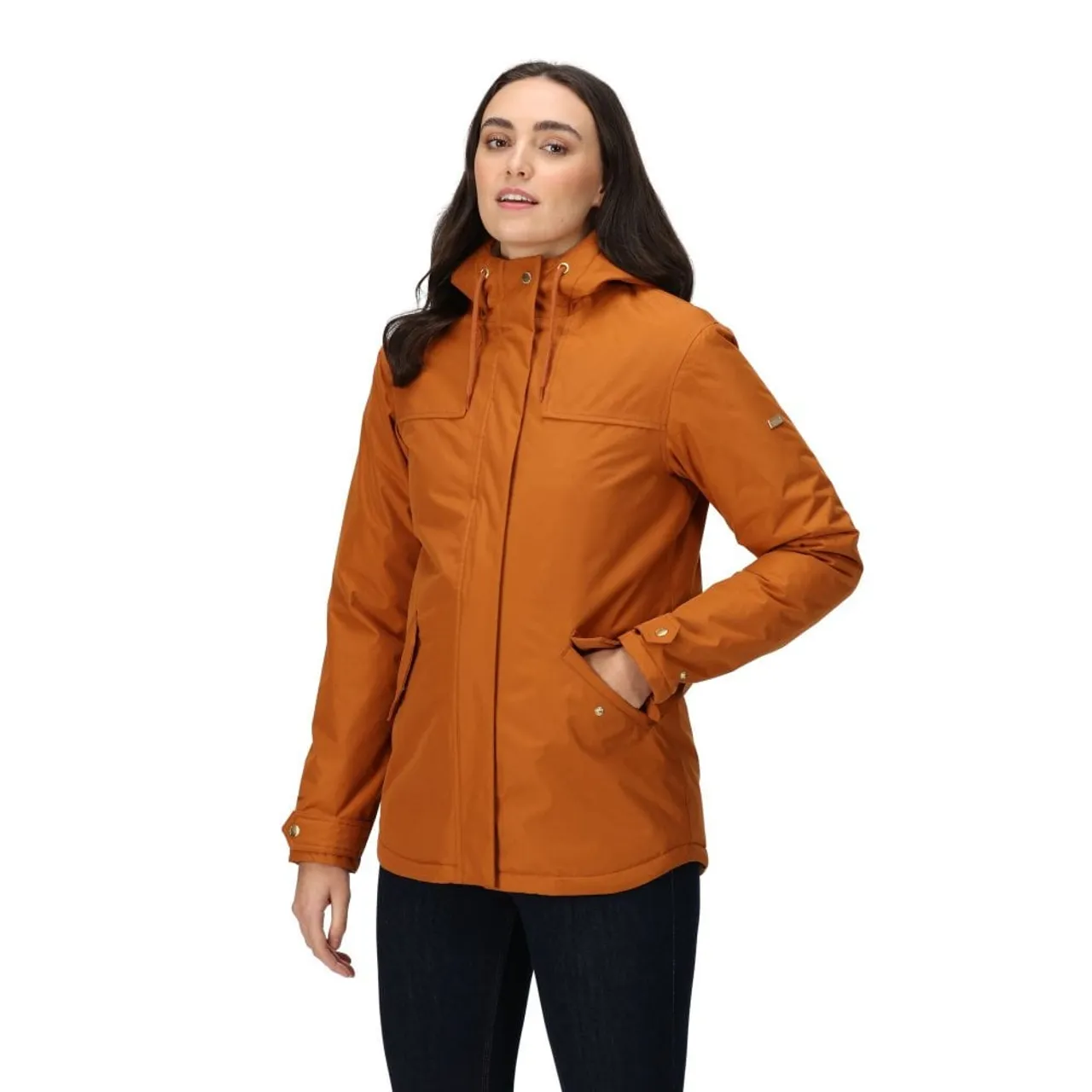 Regatta Womens Bria Waterproof Insulated Jacket: Copper Almond: