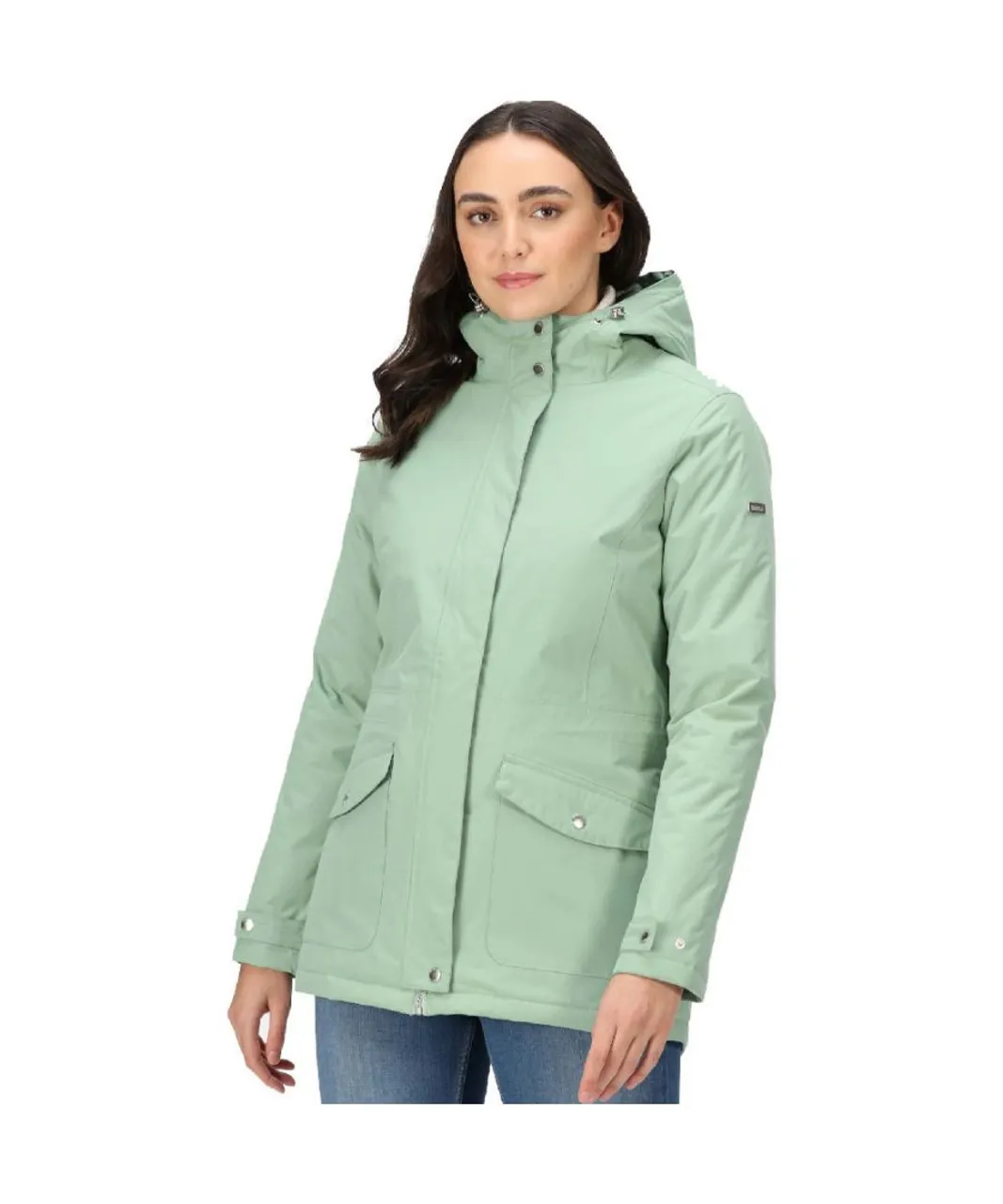 Regatta Womens Brigida Waterproof Insulated Jacket Coat - Green