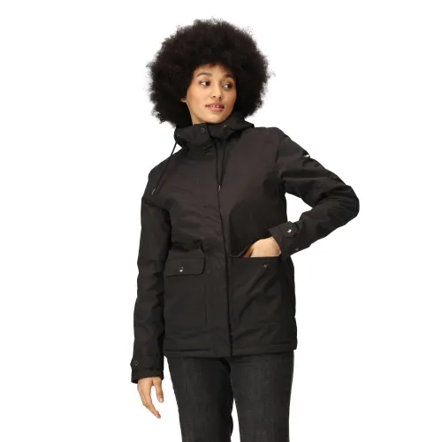 Regatta Womens Broadia Waterproof Insulated Jacket: Black: 10