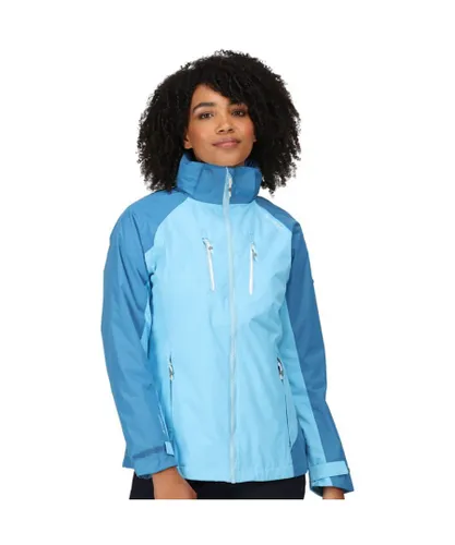 Regatta Womens Calderdale IV Waterproof Durable Coat - Blue