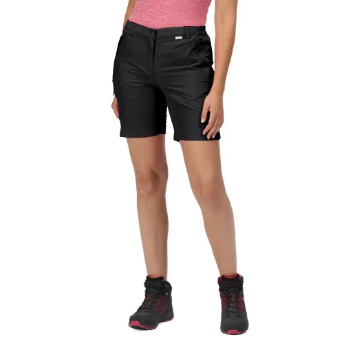 Regatta Womens Chaska II Walking Shorts: Black: 18