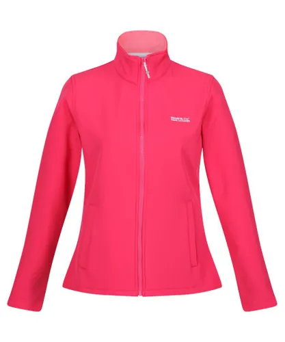 Regatta Womens Connie V Wind Resistant Softshell Jacket - Pink