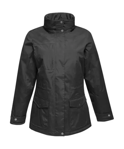Regatta Womens Darby Insulated Waterproof Workwear Jacket - Black
