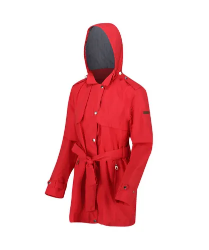 Regatta Womens Garbo Waterproof Breathable Durable Coat - Pink