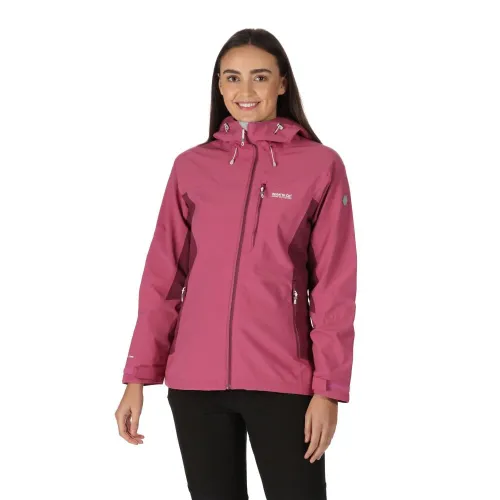 Regatta Womens Highton Stretch III Waterproof Jacket: Amaranth/Violet: