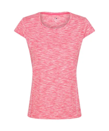 Regatta Womens Hyperdimension II Quick Drying T Shirt - Pink