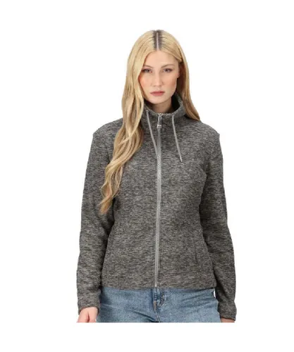 Regatta Womens Kizmit Full Zip High Pile Fleece Jacket - Grey