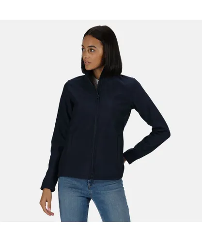 Regatta Womens/Ladies Ablaze Printable Softshell Jacket - Navy