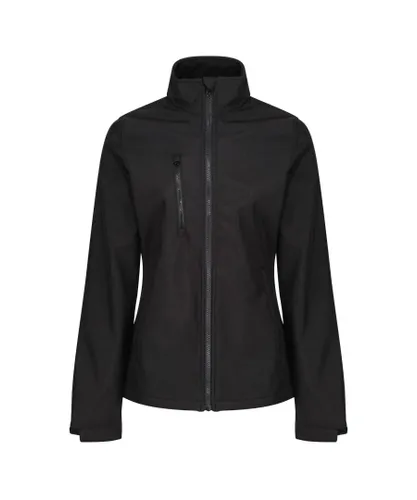Regatta Womens/Ladies Ablaze Three Layer Soft Shell Jacket (Black)