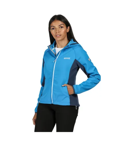 Regatta Womens/Ladies Arec II Durable Wind Resistant Jacket Coat - Blue