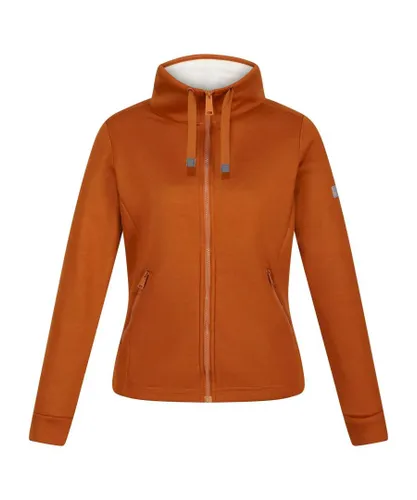 Regatta Womens/Ladies Azariah Full Zip Fleece Jacket (Copper Almond/Light Vanilla)