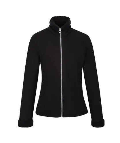 Regatta Womens/Ladies Brandall Heavyweight Fleece Jacket (Black)
