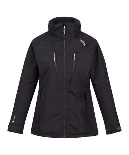 Regatta Womens/Ladies Calderdale Winter Waterproof Jacket (Black)