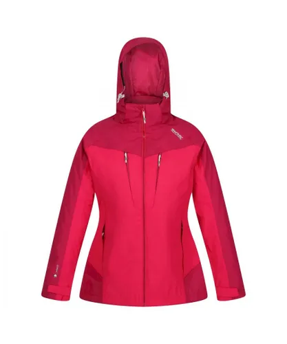 Regatta Womens/Ladies Calderdale Winter Waterproof Jacket (Pink Potion/Berry Pink) - Multicolour