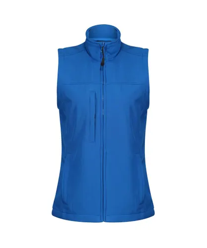 Regatta Womens/Ladies Flux Softshell Bodywarmer / Sleeveless Jacket (Water Repellent & Wind Resistant) - Blue