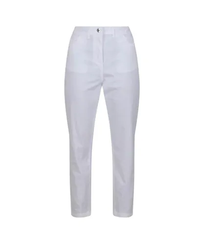 Regatta Womens/Ladies Gabrina II Skinny 3/4 Jeans (White)