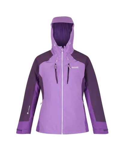 Regatta Womens/Ladies Highton Stretch II Waterproof Padded Jacket (Hyacinth/Purple Sapphire/Dark Aubergine)