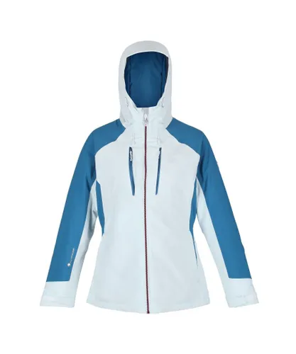 Regatta Womens/Ladies Highton Stretch II Waterproof Padded Jacket (Ice Blue/Blue Sapphire)