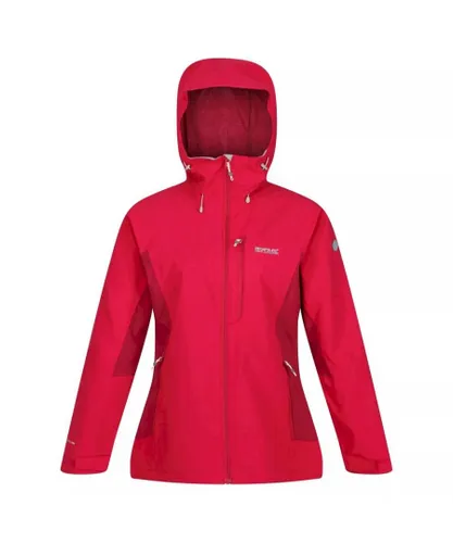 Regatta Womens/Ladies Highton Stretch III Waterproof Jacket (Pink Potion/Berry) - Multicolour