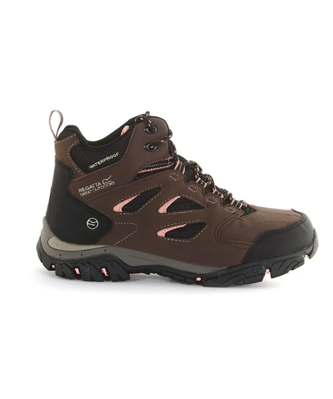 Regatta Womens/Ladies Holcombe IEP Mid Hiking Boots - Chestnut