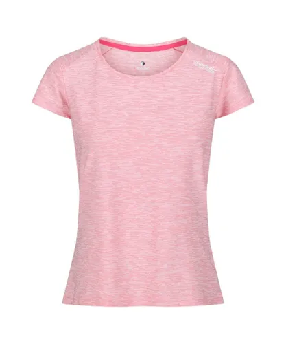 Regatta Womens/Ladies Limonite V T-Shirt (Tropical Pink) - Multicolour