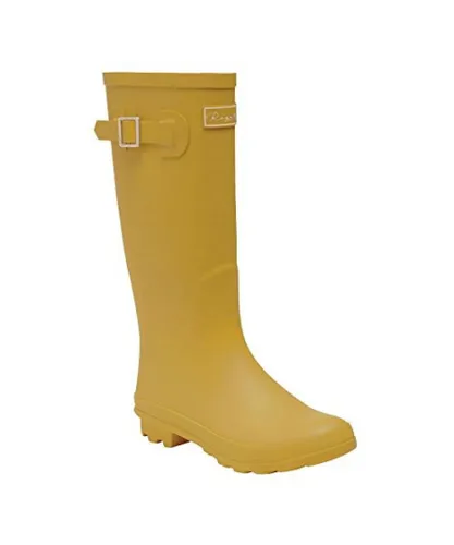 Regatta Womens/Ladies Ly Fairweather II Tall Durable Wellington Boots (Maize Yellow) Rubber