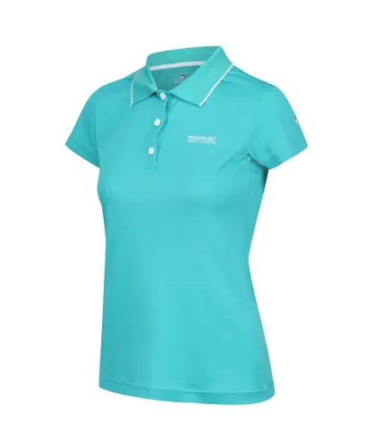 Regatta Womens/Ladies Maverick V Polo Shirt (Turquoise)