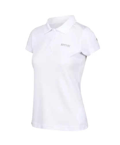 Regatta Womens/Ladies Maverick V Polo Shirt (White)
