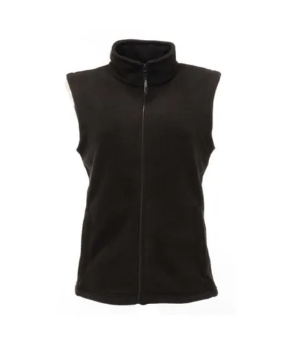 Regatta Womens/Ladies Micro Fleece Bodywarmer / Gilet (Black)