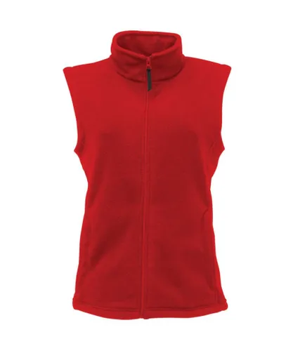 Regatta Womens/Ladies Micro Fleece Bodywarmer / Gilet - Red