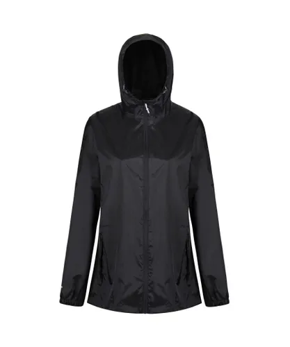 Regatta Womens/Ladies Packaway Waterproof Jacket (Black)