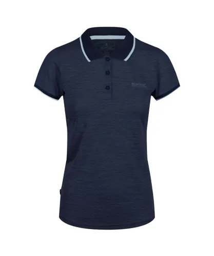 Regatta Womens/Ladies Remex II Polo Neck T-Shirt (Dark Denim) - Blue