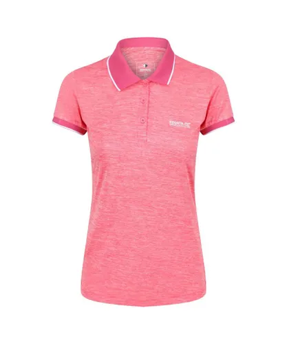 Regatta Womens/Ladies Remex II Polo Neck T-Shirt (Tropical Pink)